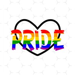 Pride Design Svg, Lgbt Svg, Rainbow Svg, Heart Rainbow Svg, Gay Svg, Lesbian Svg, Pride Svg, Pride Sublimation, Pride Ga