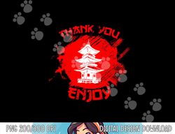Chinese Take Out Thank You Enjoy Funny Halloween Costume png, sublimation copy