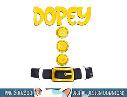 Dopey Halloween Dwarf Costume Color Matching png, sublimation copy