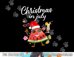 Christmas In July Watermelon Xmas Tree Summer Men Women Kids png, sublimation copy