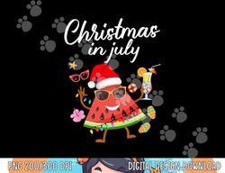 Christmas In July Watermelon Xmas Tree Summer Men Women Kids png, sublimation copy