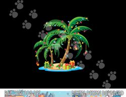 Christmas Palm Tree Tropical Xmas Gift Coconut Lights Pajama png, sublimation copy