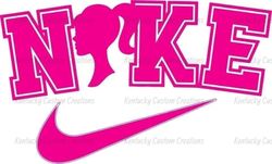 Nike Barbie Hot Pink PNG Digital Download