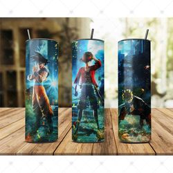 Anime Heroes Tumbler Design Png, Cartoon Png, Anime Heroes Tumbler, Anime Tumbler, One Piece Tumbler, Anime Sublimation