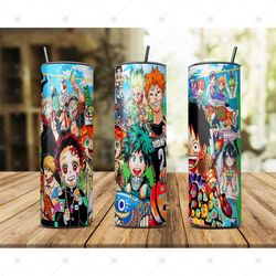 Anime Heroes Tumbler Design Png, Cartoon Png, Anime Heroes Tumbler, Anime Tumbler, One Piece Tumbler, Luffy Tumbler Subl