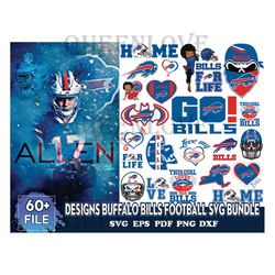 60 Designs Buffalo Bills Football Svg Bundle, Bills Betty Boop Svg