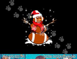 funny football snowman christmas pajamas matching gifts idea  png,sublimation copy