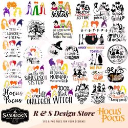 witch, sisters, glorious morning, i smell children, sanderson, hocus pocus, quotes, bundle, svg, png.