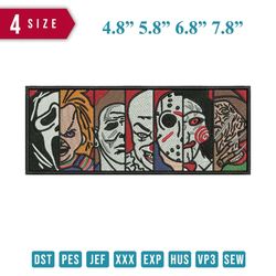 Friday The 13th Horror Villans Rectangle Halloween  File