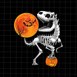 Dinosaur T Rex Skeleton Scary Halloween Png, T Rex Skeleton Halloween Png, Dinosaur Skeleton Halloween Png, Kids Hallowe