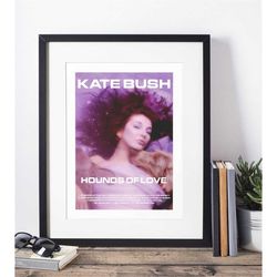 Kate Bush 1985 Running Up That Hill Album Hounds of Love, Poster Wall Art, 5 sizes available!