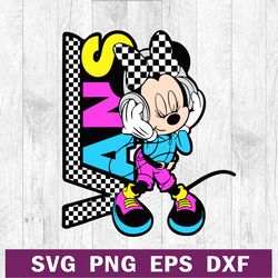 Minnie mouse vans logo SVG PNG DXF EPS, Disney vans SVG, Disney minnie x vans SVG cutting file cricut