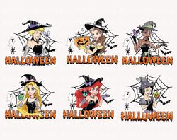 Bundle Halloween Princess PNG, Bundle Halloween Png, Spooky Png, Witch Png, Tr