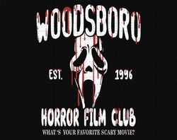 Woodsboroo SVG, Horror Halloween Svg, Horror Film Club Svg, Horror Characters