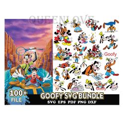 100 Mega Bundle Goofy Svg, Cartoon Svg, Cute Dog Svg