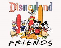 Retro Friends Svg, Mouse And Friends Svg, Friendship Svg
