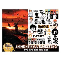 150 Anime Haikyuu Bundle Svg, Cartoon Japan Svg