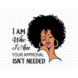 Black Queen Lady Curly Natural Afro African American Svg, Black Pride Svg, Black History Month, BLM Svg, African America