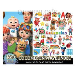 180 Files Cocomelon Png Bundle, Cocomelon Png