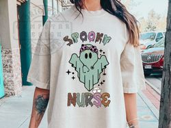 Spooky Nurse Halloween Png, Halloween png, Halloween Shirt Design, Nurse png, Pumpkin Png, Spooky Png, Sublimation Desig