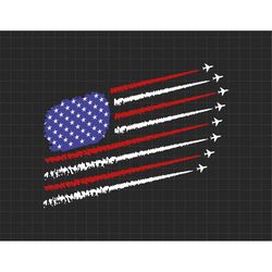 Fighter Jets With USA Flag 4th of July Svg, Independence Day, American Patriotic, The Fourth of July, Svg, Png Files For
