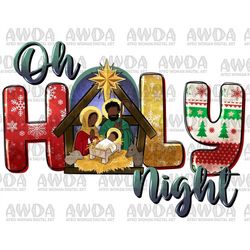 oh holy night black holy family black jesus png sublimation design download,baby jesus png,holy night png,black jesus pn