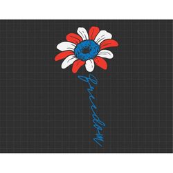 Freedom Sunflower 4th Of July American Flag Patriotic Svg, Merica Svg, Independence Day, Patriotic, Svg, Png Files For C