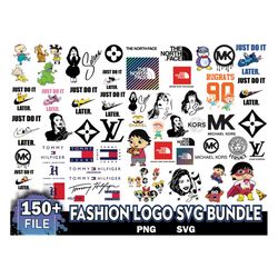 1150 Fashion Logo Svg Bundle, Brand Logo Svg, Famous Brand Svg