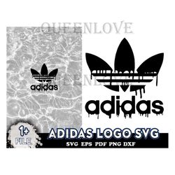 Adidas Logo Svg, Logo Brand Svg, Dripping Logo Svg