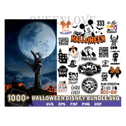 1000 Halloween Bundle Svg, Disney Halloween Svg