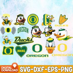 Bundle 17 Files Oregon Ducks Football Team svg, Oregon Ducks svg, N C A A Teams svg, N C A A Svg, Png, Dxf, Eps, Instant