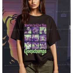 stories to give you goosebumps t-shirt, 90s movie crewneck,scary movie shirt, horror lover gift, vintage halloween