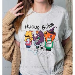 Hocus Pocus Shirt Nurse Halloween Pharmacy tshirt sweatshirt, Funny Nurse Halloween tshirt, Spooky Season T-Shirt,Cute H