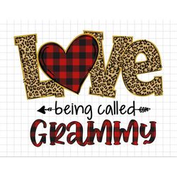 Love Being Called Grammy Plaid Leopard Mothers Day Svg, Moms Day Svg, Happy Mothers Day, Grandma Svg