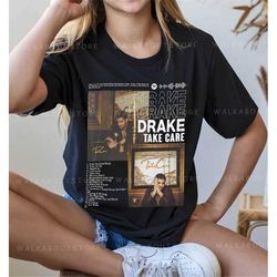 Drake - Take Care| Rapper 90s Album Rap Vintage Retro Graphic Tee| gift for him| rap vintage shirt| Music Shirt