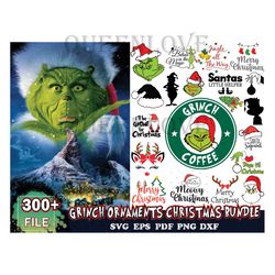 Grinch Ornaments Bundle Svg, Christmas Svg, Grinch Svg, Grinch Christmas Svg, Merry Christmas Svg, Xmas Svg, Christmas