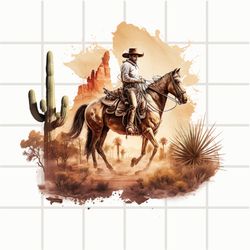 western landscape scene, watercolor ranch, landscapes clipart, watercolor png format, instant download