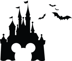 Mickey castle halloween Svg, Mickey Minnie Ghost Svg, Halloween Ghost SVG, Mickey Minnie Ghost Cut Files For Cricut