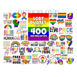 400 Lgbt Quotes Bundle Svg, Lgbt Svg, Pride Svg, Rainbow Svg, Lgbt Bundle Svg, Pride Bundle, Love Pride