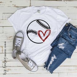 Baseball SVG Fastpitch Tshirt Dad Heart Mom Little League Kids svg dxf png  cut file cricut htv silhouette tshirt vinyl