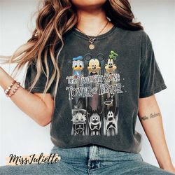 Comfort Colors Retro Disney The Twilight Zone Tower Of Terror Shirt, Tower of Terror Ride Shirt, Mickey and Friends, Dis