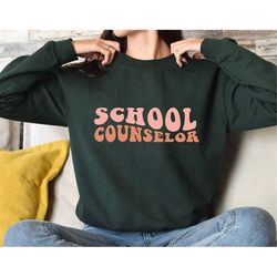 school counselor sweatshirt, school counselor gift, first day of school sweatshirt, gift for school counselor, school co
