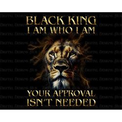Black King Png Sublimation for Shirts, African American Man Png, Afro Man Png, Lion Png - Star Digital Svg