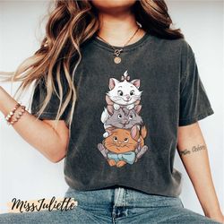 Comfort Colors The Aristocats Shirt, Cat Lover Shirt, Marie Aristocats Shirt, Disneyland Shirt, Berlioz Toulouse shirt,