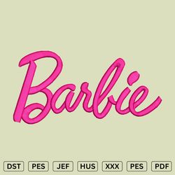 barbie embroidery design v3 - machine embroidery files - dst, pes, jef