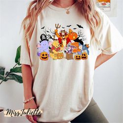 Comfort Colors Disney Winnie The Pooh Halloween Shirt, Pooh Bear Shirt, Pooh and Friends Halloween Shirt, Disneyland Hal