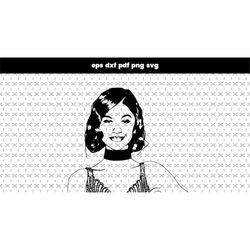 Zendaya SVG, stickers macbook or Zendaya poster art print svg files, for cricut design tshirt, Zendaya decal files for c