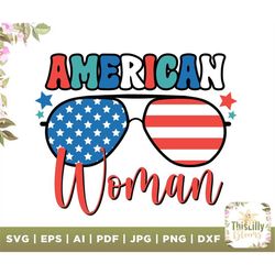 American woman svg, Sublimation Downloads, woman svg, American svg, July 4th png, 4th July Sublimation Png, American png