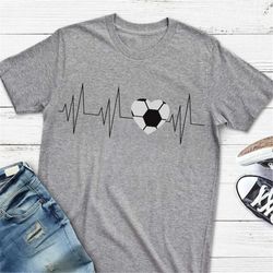 Soccer Heartbeat SVG - Soccer Mom SVG - Soccer SVG - Soccer Sister svg - Soccer Shirt - Files for Silhouette Studio/Cric