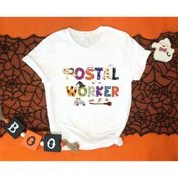 Postal Worker Halloween Shirt, Halloween Ghost Shirt, Vintage Halloween Shirt, Happy Halloween Shirt, Postal Worker Shir